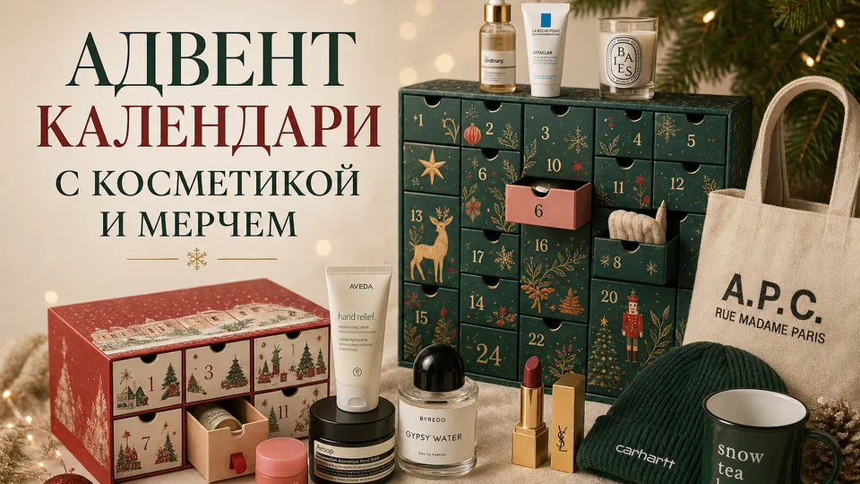 Адвент-календари с косметикой и мерчем: комплектация и копакинг