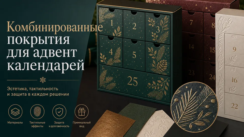Комбинированные покрытия для адвент-календарей