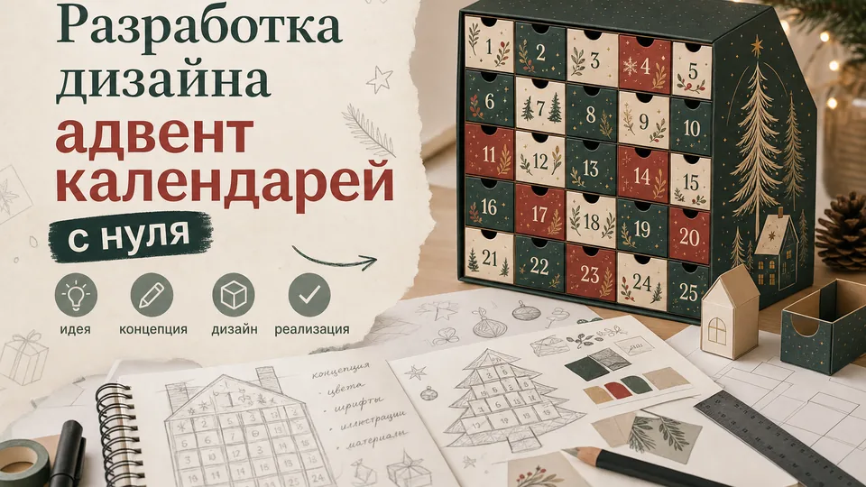 Разработка дизайна адвент-календарей с нуля: этапы и особенности